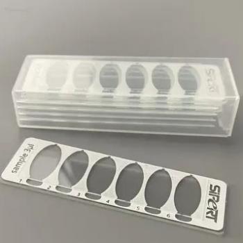 Disposable six cavity slide