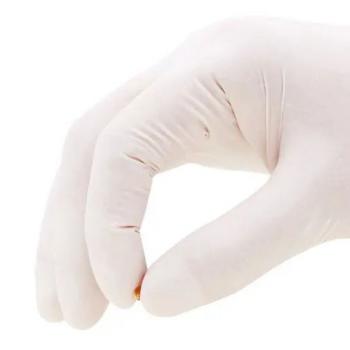 Disposable latex gloves