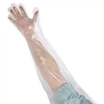 Disposable long gloves