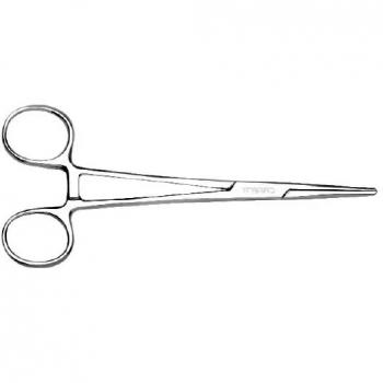 Hemostatic forceps, straight type